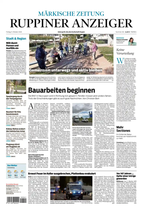 Cover of Ruppiner Anzeiger