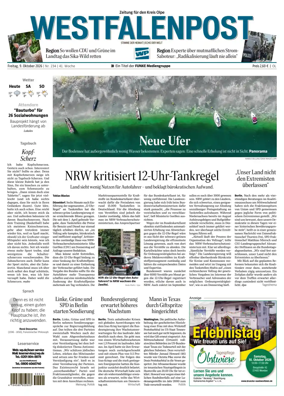 Cover of Westfalenpost (Olpe)