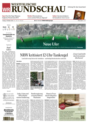 Cover of Westfalische Rundschau (Arnsberg)