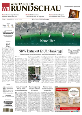 Cover of Westfalische Rundschau (Bad Berleburg Wittgenstein)