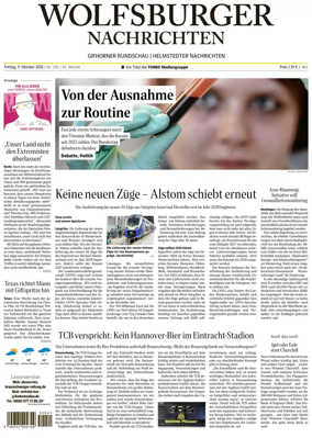 Cover of Wolfsburger Nachrichten (Wolfsburg-Gifhorn)
