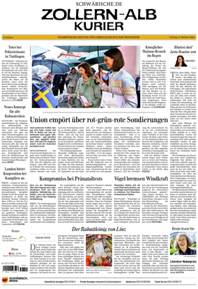 Cover of Zollern-Alb-Kurier (Balingen)