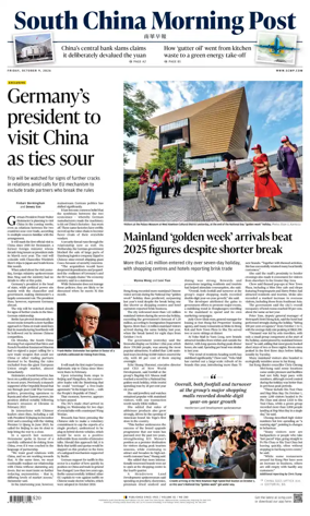 Cover of South China Morning Post