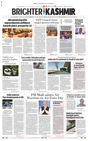 Cover of Brighter Kashmir