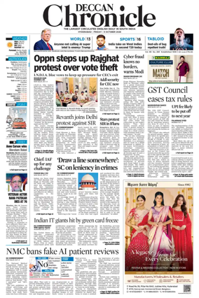 Cover of Deccan Chronicle