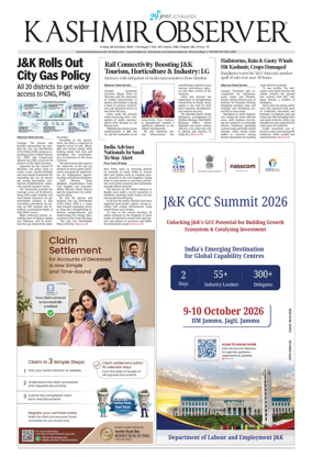 Cover of Kashmir Observer