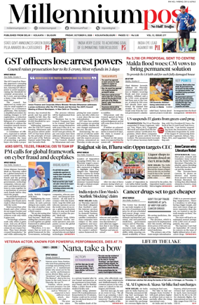 Cover of Millennium Post (Kolkata)