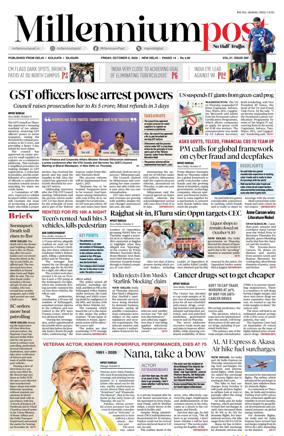 Cover of Millennium Post