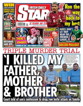 Cover of Irish Daily Star