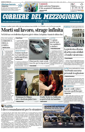 Cover of Corriere del Mezzogiorno (Campania)