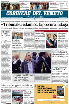 Cover of Corriere del Veneto (Venezia e Mestre)