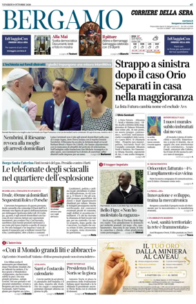 Cover of Corriere della Sera (Bergamo)