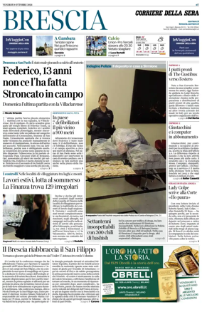 Cover of Corriere della Sera (Brescia)
