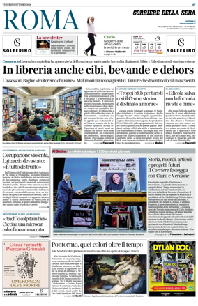 Cover of Corriere della Sera (Roma)