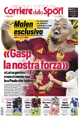Cover of Corriere dello Sport