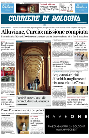 Cover of Corriere di Bologna