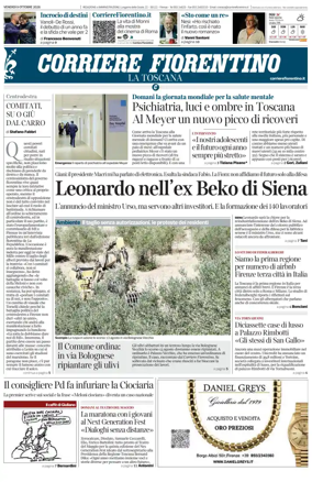 Cover of Corriere Fiorentino