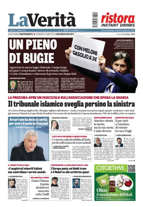 Cover of La Verita (Italia)