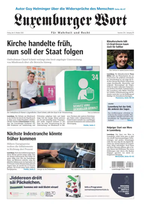 Cover of Luxemburger Wort