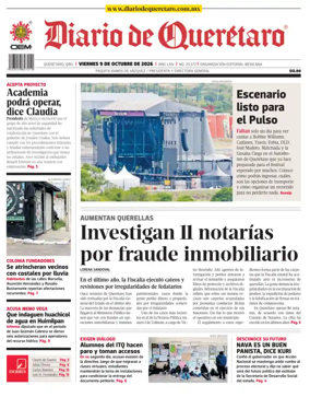 Cover of Diario de Queretaro