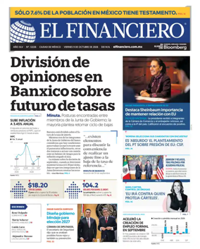 Cover of El Financiero