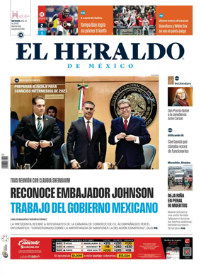 Cover of El Heraldo de Mexico