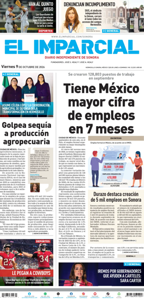 Cover of El Imparcial