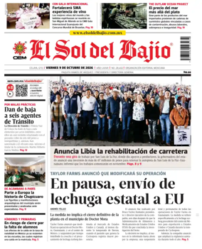 Cover of El Sol de Bajio
