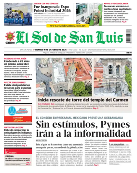 Cover of El Sol de San Luis Potosi