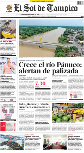 Cover of El Sol de Tampico