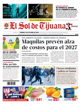 Cover of El Sol de Tijuana
