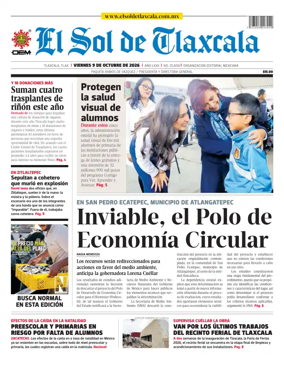 Cover of El Sol de Tlaxcala