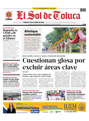 Cover of El Sol de Toluca
