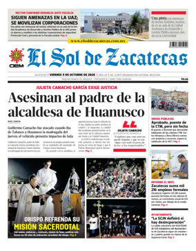 Cover of El Sol de Zacatecas