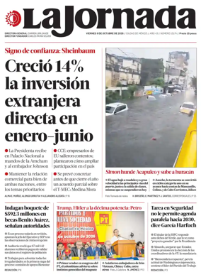 Cover of La Jornada