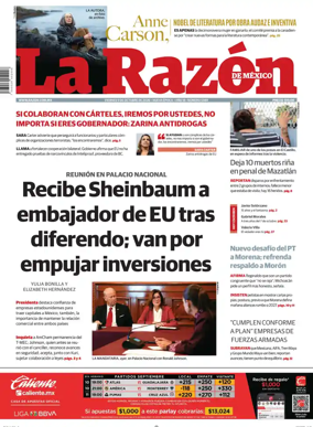 Cover of La Razon de Mexico