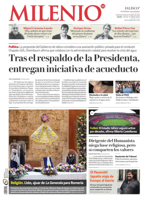 Cover of Milenio Jalisco