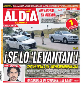 Cover of Periodico Al Dia (Salamanca)