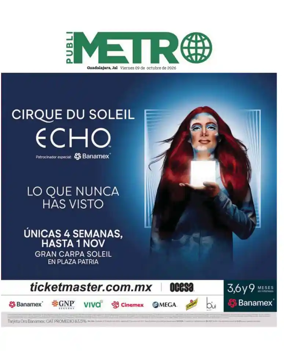 Cover of Publimetro Guadalajara