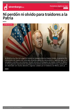 Cover of Sin Embargo Opinion