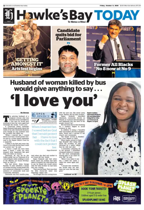 Cover of Hawke's Bay Today