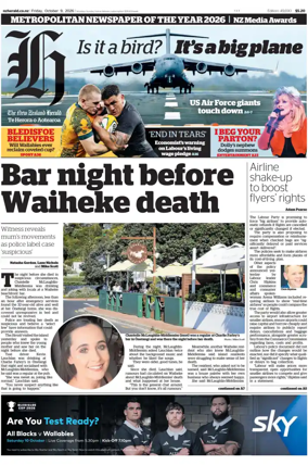 Cover of The New Zealand Herald