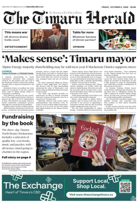 Cover of The Timaru Herald