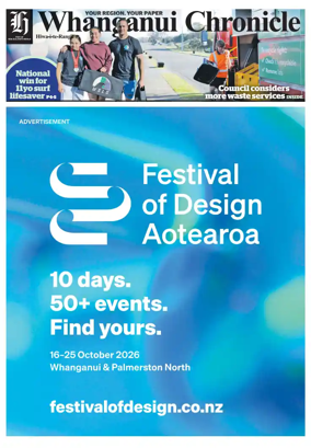 Cover of Whanganui Chronicle