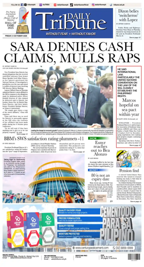 Cover of Daily Tribune (Philippines)