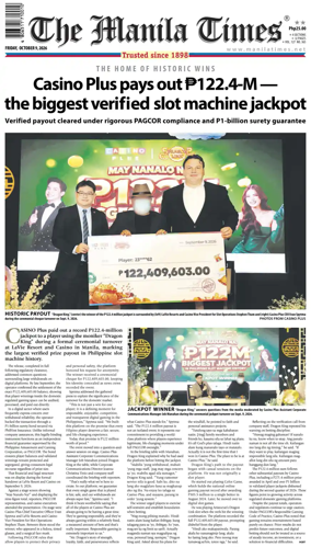 Cover of The Manila Times