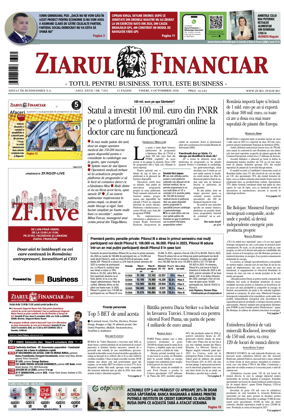 Cover of Ziarul Financiar