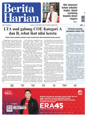 Cover of Berita Harian
