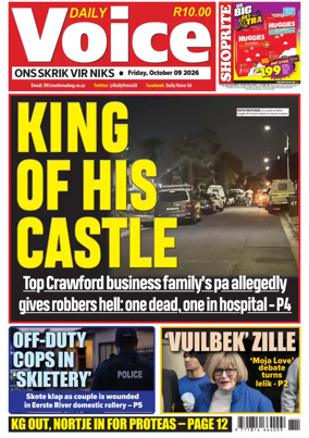 Cover of Daily Voice (South Africa)