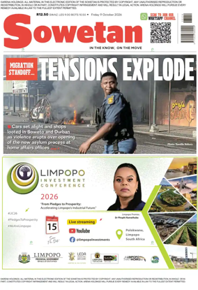 Cover of Sowetan